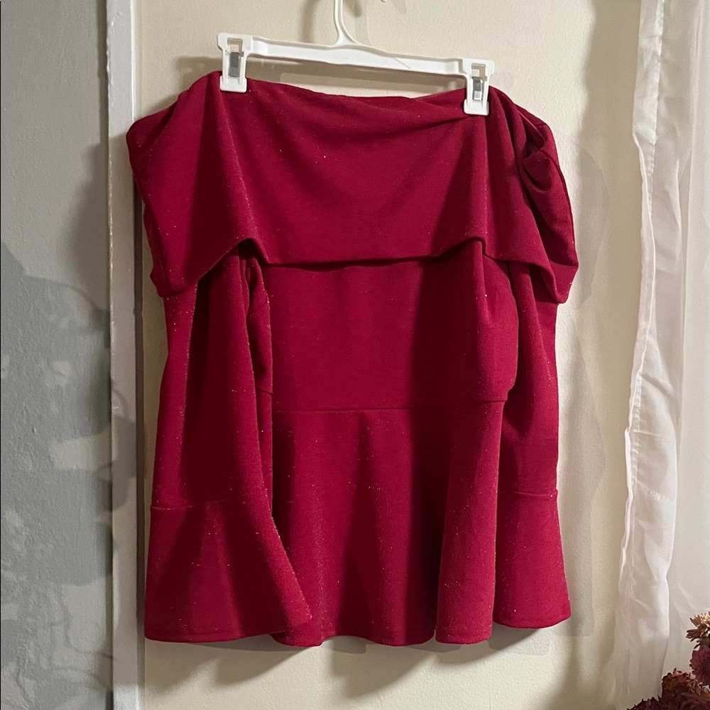 Elegant Hot Pink Off-Shoulder Top